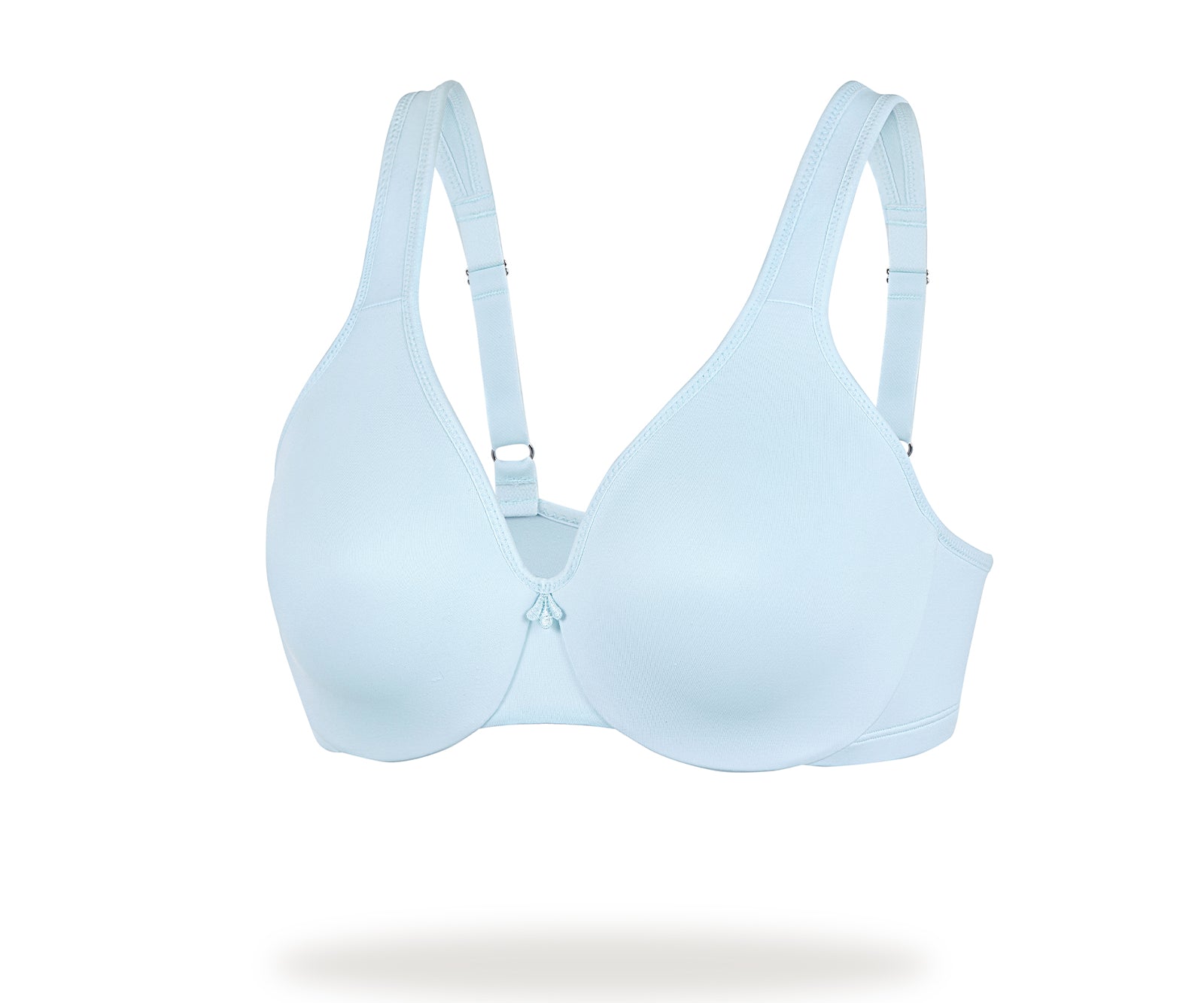 DELIMIRA Women's Minimizer Bras Full Coverage Sheer Plus Size Underwire  Unlined Bra Baby Blue 34B at  Women's Clothing store