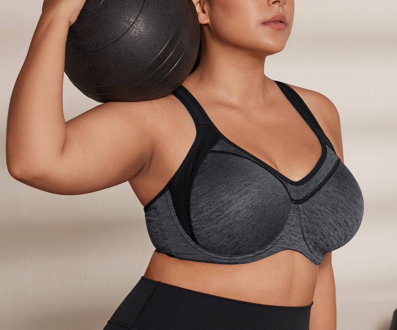 DELIMIRA Women's Front Closure Posture Wireless Back Support Full Coverage  Bra Dark Heather 75F : Buy Online at Best Price in KSA - Souq is now  : Fashion