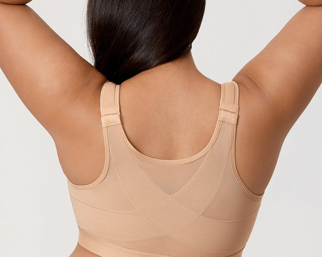 Buy DELIMIRA Women's Full Coverage Front Closure Wire Free Back Support Posture  Bra Online at desertcartSeychelles