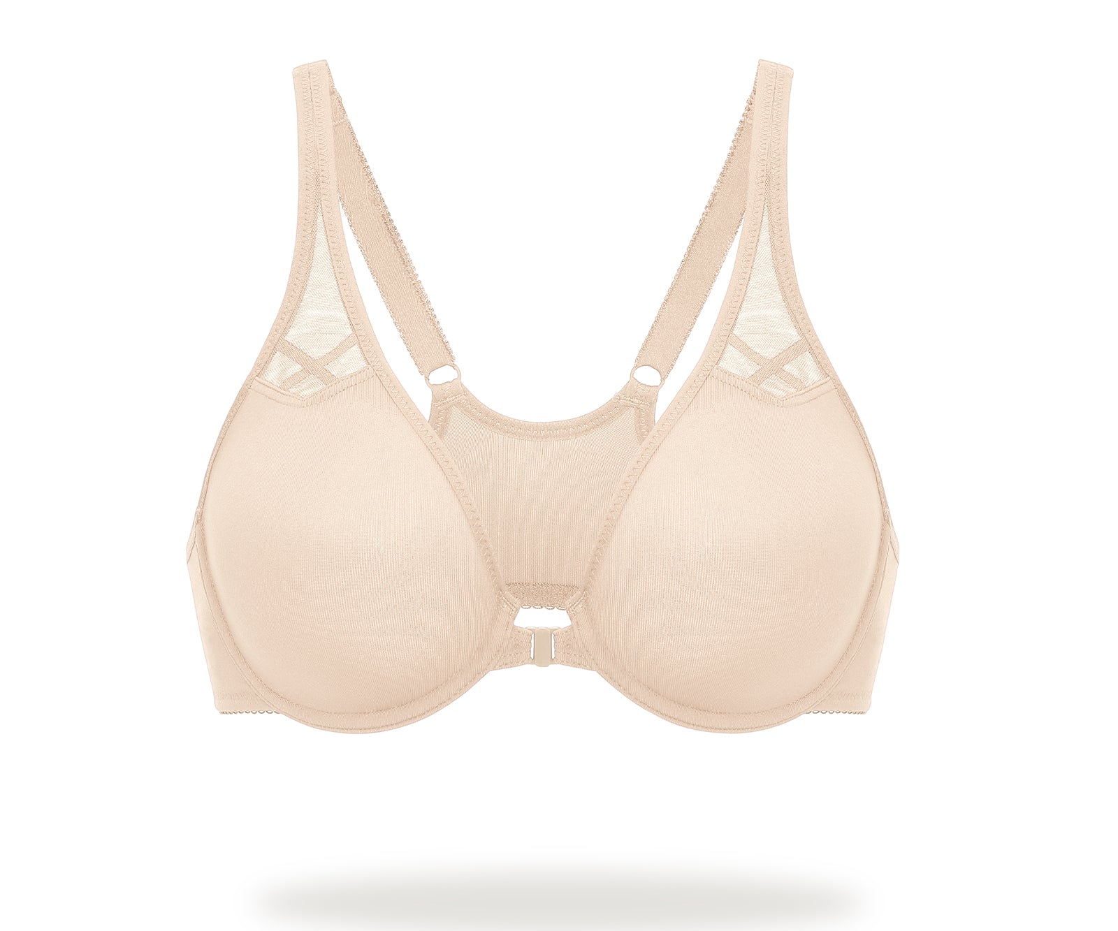 DELIMIRA Women's Full Coverage Front Closure Wire Free Back Support Posture  Bra Vermilion 80C : Buy Online at Best Price in KSA - Souq is now  : Fashion