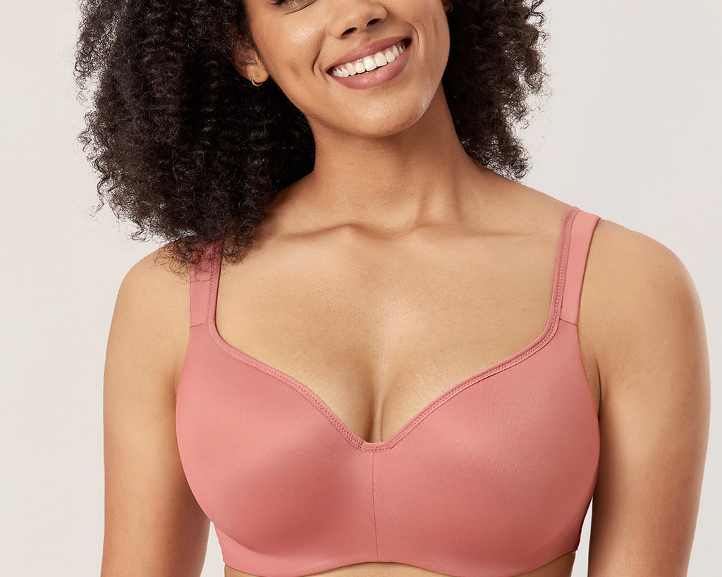 DELIMIRA Womens Seamless Underwire Bandeau Minimizer Strapless Bra for Big  Busted Women Beige 32B : : Clothing, Shoes & Accessories