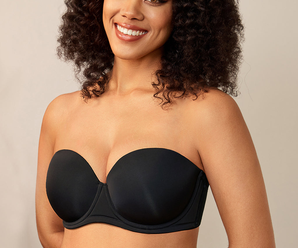 DELIMIRA Women's Seamless Underwire Bandeau Minimizer Strapless Bra for Large  Bust Taupe 32B price in UAE,  UAE